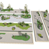 Street design, Urban landscape library, Trees 