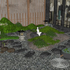 Garden landscape library, Trees 