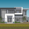 Adjacent houses, Townhouse design model 