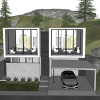 Adjacent houses, Townhouse design model 