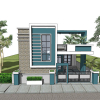 Adjacent houses, Townhouse design model 