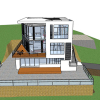 Adjacent houses, Townhouse design model 