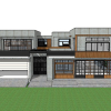 Adjacent houses, Townhouse design model 