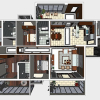 Full room floor plans