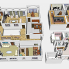 Full room floor plans