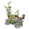 Small landscape garden design model