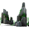 Small landscape garden design model