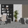  Office Room Interior Sketchup File free download