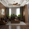 Living Room Interior Sketchup  by Danh Nam 2