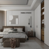 Bedroom Scene Sketchup  by Nghia House scaled