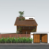 Exterior Tropical Villa Scene Sketchup File free by Tran Quang Trung 1 scaled