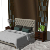 Bed Sketchup  by Cuong CoVua scaled