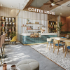 Coffee House Scene Sketchup  by Le Cuong 3