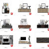  Collection TV Cabinet Sketchup File