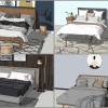 Bed Sketchup File free download