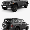 Jeep Wrangler Unlimited Sahara 2018 Sketchup File free download