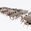 Dinner Table And Chair Sketchup  by DatHouzz scaled