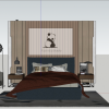 Bed Sketchup  by Khanh Tran