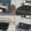 Bed Sketchup File free download