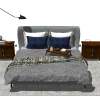 Bed Sketchup  by Cuong CoVua scaled