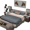 Bed Sketchup  by Cuong CoVua scaled