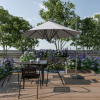 Outdoor tables and chairs