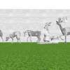 Deer sculpture