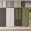 Cabinet door panel combination