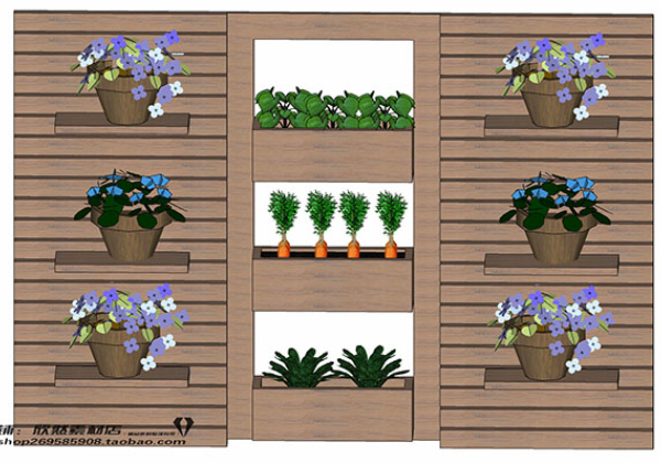 Urban landscape library, Trees