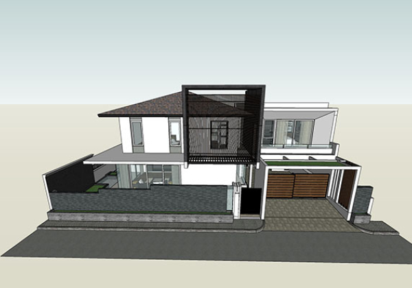 Adjacent houses, Townhouse design model