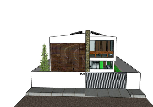 Adjacent houses, Townhouse design model