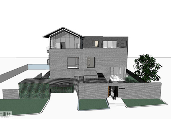 Adjacent houses, Townhouse design model