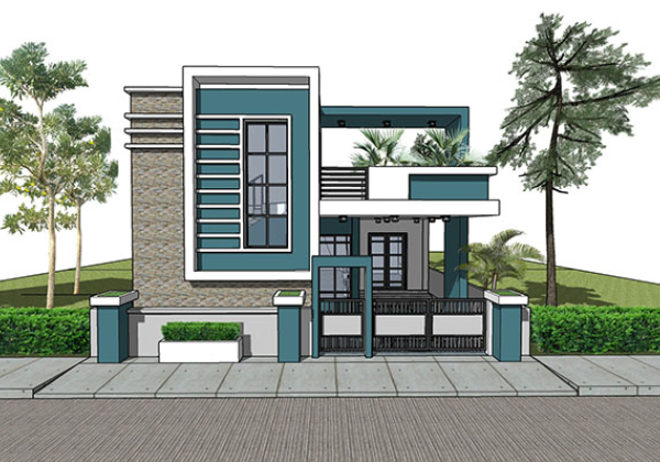 Adjacent houses, Townhouse design model