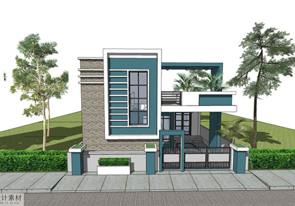 Adjacent houses, Townhouse design model