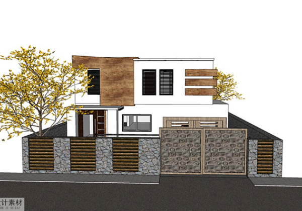 Adjacent houses, Townhouse design model