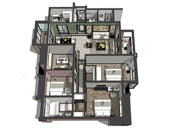 Full room floor plans