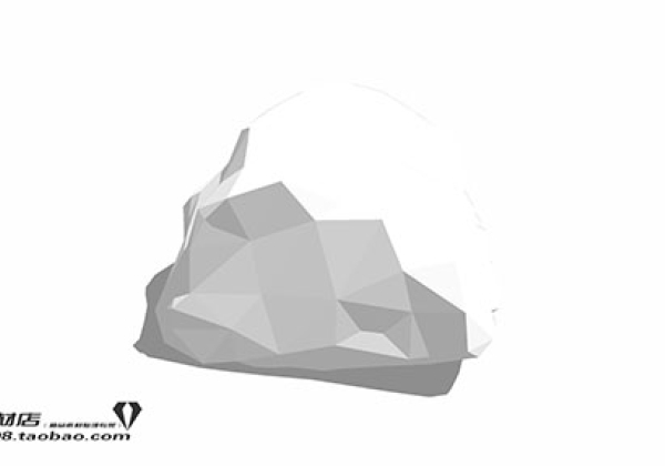 Small landscape garden design model