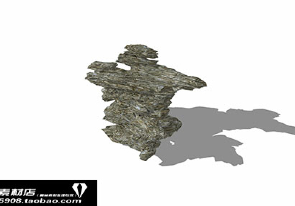 Small landscape garden design model