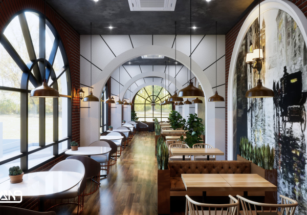 Coffee Room Sketchup  by Tu Minh Sang 1