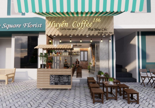 Coffee room Scene Sketchup  by Hoang 1 scaled