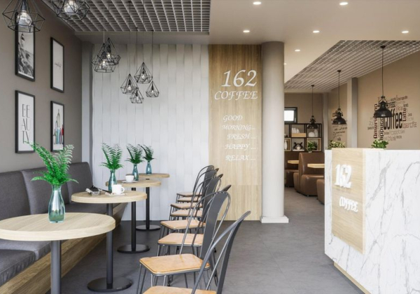 Coffee room Scene Sketchup  By Vu Xoan 1