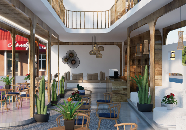Coffee Room Interior Sketchup File