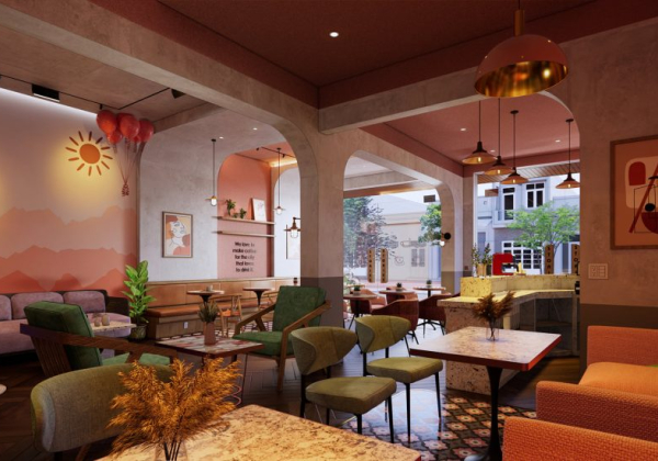 Coffee room Scene Sketchup  by Nghiem Viet Thai 10 scaled