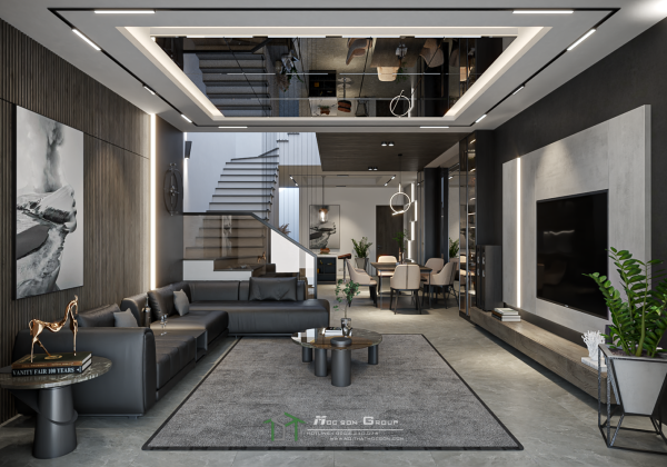 Living Room Kitchen Interior Sketchup File