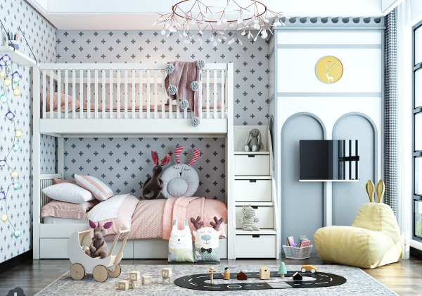 Children Room Scene Sketchup  by Dinh Thanh