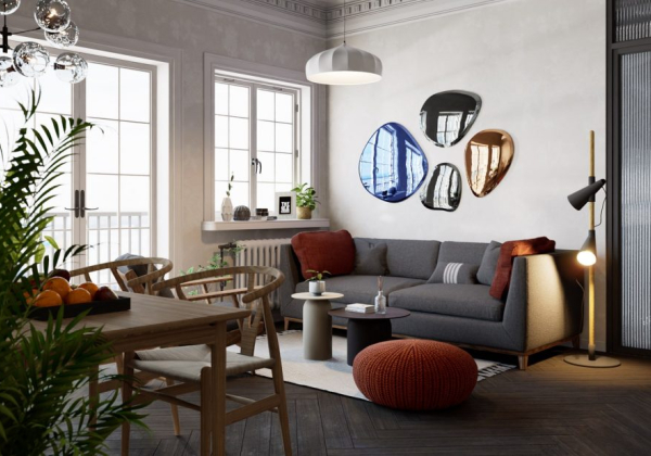 Interior Scandinavian Scene Sketchup  by Quoc Vi Phan Phan 1 scaled