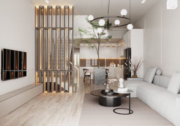 Living Kitchenroom Scene Sketchup  by Thuy Lee 1 scaled