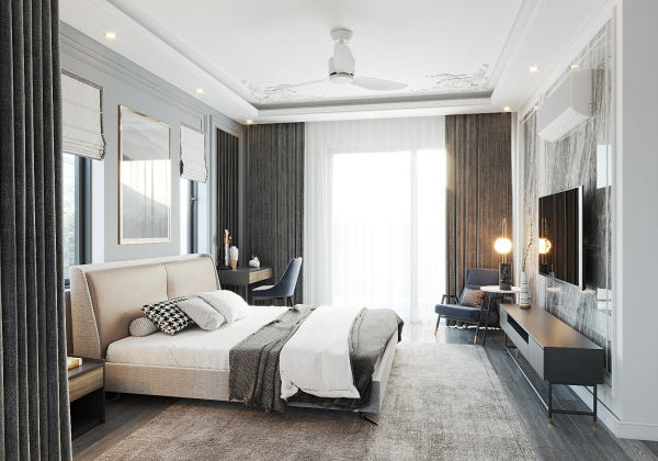BedRoom Interior Sketchup  by Ha Anh 2
