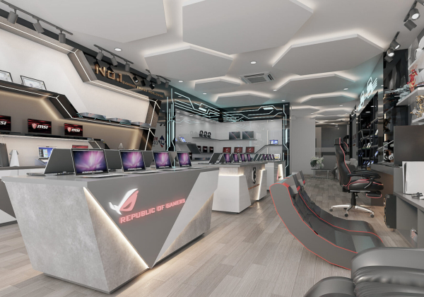 Showroom PC Interior Sketchup File