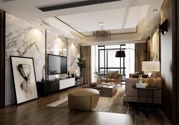 Livingroom Scene Sketchup  by Dinh Thanh